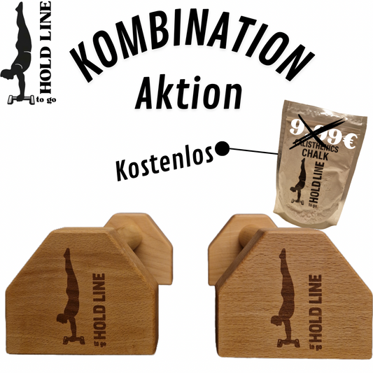Power Start Aktion – Holz-Bars & Chalk-Powder im Kombi-Set!